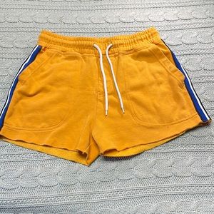 Urban outfitters, yellow cotton shorts